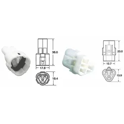 Bihr Steckersatz 3-Wege-Serie 090 SMTO-Typ Ursprung Ø0,85mm2/1,25mm2 - 5 Komplettsätze