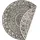 freundin Home Collection Teppich "Lilja Wendeteppich" Gr. 32, schwarz creme), Ø:200cm, Polypropylen (PP), freundin Home Collection Teppiche, Teppich, In-& Outdoor, beidseitig, Wetterfest, Balkon, Garten, Wohnzimmer