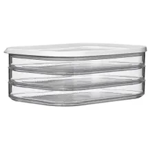 Mepal Modula Aufschnittdose schwarz 3 x 0,55 l