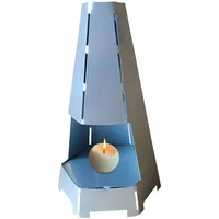 Teelicht Kerze Kerze Heizung, Kamin Teelicht Kerze Raum Heizung Metall Kerze Heizung für Innen, Teelicht Kerze Raum Heizung, Teelicht Ofen Kerze Halter ohne Kerze