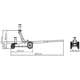 Holzmann Maschinen Wagenheber Stahl 3 t rot