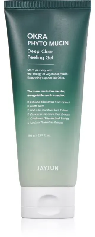 Jayjun Okra Phyto Mucin Deep tiefenreinigendes Gel mit Peelingeffekt 150 ml