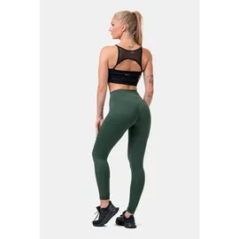 Nebbia Classic Hero 570 Leggings Mit Hoher Taille - Dark Green - M