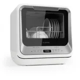 Klarstein Amazonia Mini Tischgeschirrspüler (freistehend, 435 mm breit, Silber)