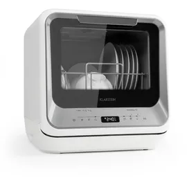 Klarstein Amazonia Mini Tischgeschirrspüler (freistehend, 435 mm breit, Silber)