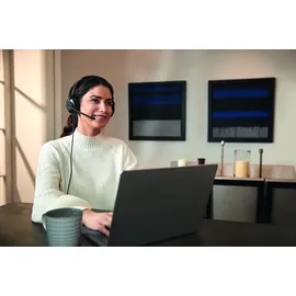 JABRA Evolve2 30 SE On Ear Headset kabelgebunden Stereo Schwarz Mikrofon-Rauschunterdrückung, Noise Cancelling Headset Telefon