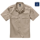 Brandit Textil Brandit US Shirt Short Sleeves (1-tlg) beige 4XL