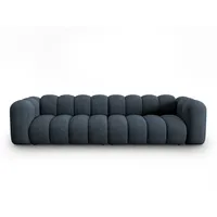 Micadoni Sofa Lupine, modular 4-Sitzer blau