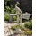 Beliani Gartenfigur Haarby Pfau Gold