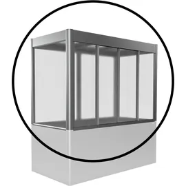 Biohort Florentina 200 x 100 x 100 cm Quarzgrau-Metallic