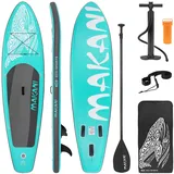 ECD Germany SUP Board Makani 320 x 80 x 15 cm türkis