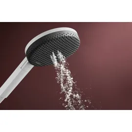 Hansgrohe Raindance Alive Select S Brauseset 125 3-jet EcoSmart Mattweiß 24603700