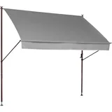 Angerer Klemmmarkise Style 400 cm granit/hellgrau