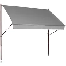 Angerer Klemmmarkise Style 400 cm granit/hellgrau