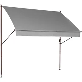Angerer Klemmmarkise Style 400 cm granit/hellgrau
