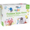 Mucki Fingerfarbe Farben Spiel Kiste - Wir malen mit Händen und Fingern, Set 5 Stück 50ml (29101)