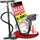 HEIMwert Premium Fahrrad Luftpumpe für alle Ventile, hochpräzises Manometer, komfortable 12 bar Universal Standpumpe Fahrrad – Luftpumpe Fahrra...