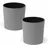 Set 2-tlg. 25 x 25,5 cm grau