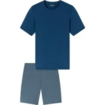 SCHIESSER Pyjama Casual Essentials Blau 58