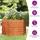 vidaXL Hochbeet Rostig 129 x 129 x 77 cm Cortenstahl
