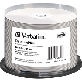 Verbatim DVD-R 4.7GB 16x 50er Spindel