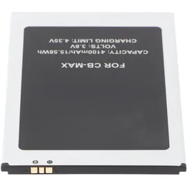 AccuCell Li-Polymer-Akku 4100mAh 3.8V für Cubot Max, Umax Smartphone, Cubot Umax