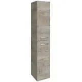 Fackelmann B.style Hochschrank 30 x 162 x 31,6 cm Nature Oak Holz
