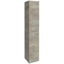 Fackelmann B.style Hochschrank 30 x 162 x 31,6 cm Nature Oak Holz