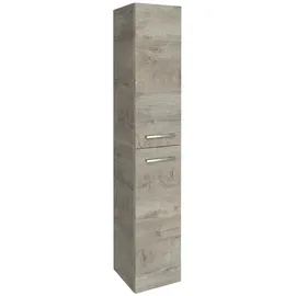 Fackelmann B.style Hochschrank 30 x 162 x 31,6 cm Nature Oak Holz