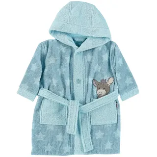 Sterntaler Unisex Baby Bademantel Emmi Bathrobe, Mittelblau, 74-80