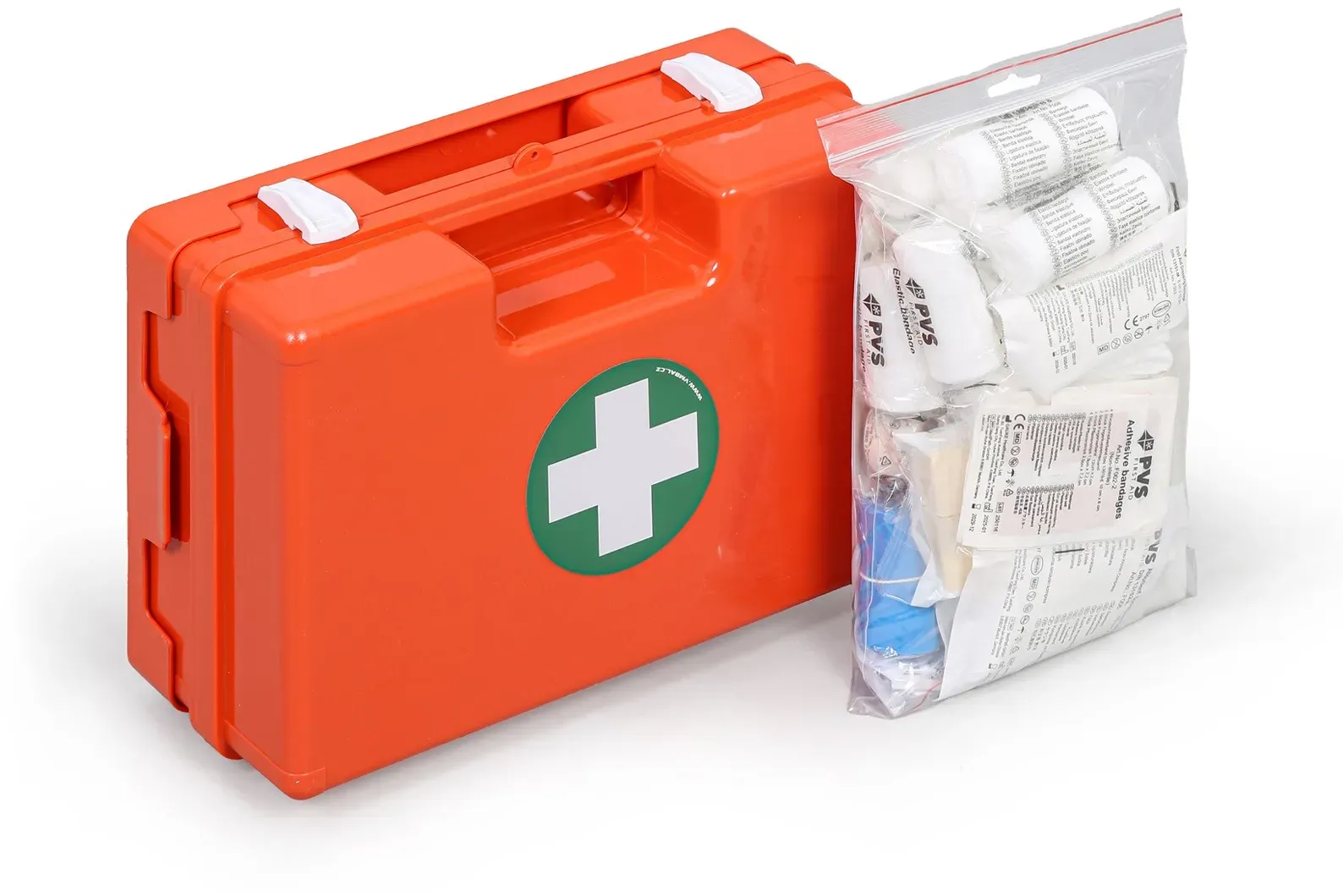 Tragbares Erste-Hilfe-Set an der Wand - Holzproduktion, Metallproduktion - 15 Personen