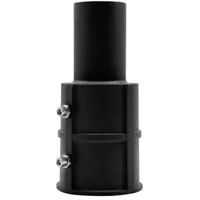 enovalite Straßenleuchten Adapter 80 zu 60mm Schwarz fix