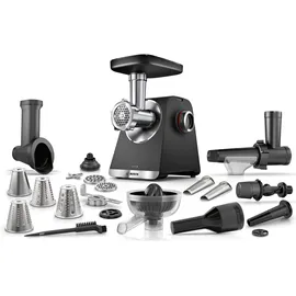 Bosch MultiPower Series 6 MFWS682B, 3,5kg/Min., Zitruspresse, Raspel, Wurststopfer«, 500 W, Schwarz