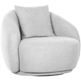 Xora Cocktailsessel, Creme, Textil, Füllung: Schaumstoffflocken, 101x79x96 cm, Sitzfläche 360° drehbar, Wohnzimmer, Sessel, Cocktailsessel