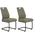 P & B Schwingstuhl KERSTIN Mikrofaser vintage 2er Set