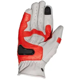 Rusty Stitches Calvin Handschuhe, grau-rot, Größe S