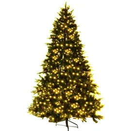 Costway Künstlicher Weihnachtsbaum Grün 210 cm