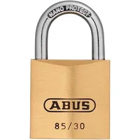 ABUS Vorhangschl. Messing 85/30 gl.-0409