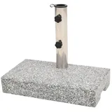 vidaXL Sonnenschirmständer Granit rechteckig 25kg Stein, Marmor,