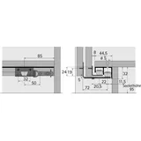 Hettich MB-Führungsprofil oben, 6000mm STB 11, 46419 silber, eloxiert