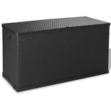 DOTMALL Gartenbox Garten-Aufbewahrungsbox Anthrazit 120x56x63 cm PP Rattan