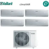 vaillant quadri split inverter klimagerät climavair plus vai 8 9+9+9 serie mit vaf8-080w4no r-32 9000+9000+9000