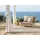 Beliani Gartenstuhl 102 x 85 x 74 cm Braun/Beige
