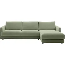 Schöner Wohnen Eckcouch Polyester L-Form 5-Sitzer Grün