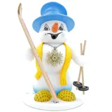 Schweda Räuchermann Schneemann 19 cm - Skifahrer