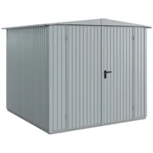Hörmann Gerätehaus Berry Classic 2,59 x 2,48 m Grau