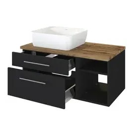 Held Waschbeckenunterschrank Davos 90 x 54 x 47 cm Grau