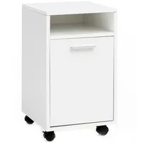 KADIMA DESIGN Rollcontainer 33x60x38cm Schubladenschrank, in Weiß & Gr.: