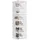 Songmics Schuhschrank mit 6 Schuhboxen 1-tlg. transparent-wolkenweiß