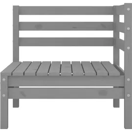 vidaXL Garten-Lounge-Set 3-tlg. grau Kiefer
